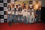 Aditya Seal, Izabelle Leite, Tanuj Virwani at the Trailer launch of Purani Jeans in Mumbai on 19th March 2014